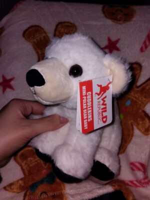 Wild Republic Cuddlekins Eisbär Baby Jungtier 10 Zoll weiches Plüschtier Figur