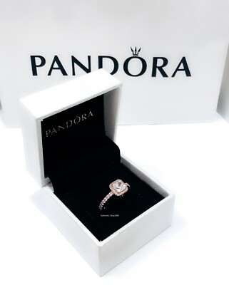 NEW Authentic PANDORA Rose™ Gold Timeless Elegance CZ Stackable