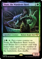 MTG FOIL Yisan, the Wanderer Bard  - Commander Masters #334