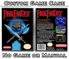 Final Fantasy - Nintendo NES Custom Case *NO GAME*