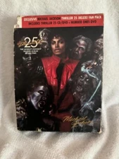 2008 Michael Jackson Thriller 25th Deluxe Fan Pack w/ CD And DVD Sealed