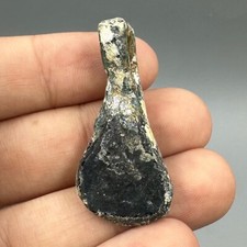 Wonderful Unique Ancient Roman Glass Pendant From Holy Land