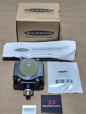 *NEW* Banner K80LGRYBWPQ8 5-Color Multi Function EZ Light Indicator + Warranty! 