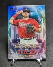 Austin Riley Stars Of MLB Foil Card 2023 Topps Series 2 #36 Atlanta Braves 