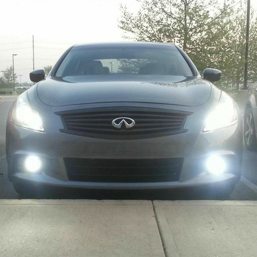 For INFINITI M37 M56 QX56 EX35 FX35 6000K White H8 LED Front Fog Light Bulb 100W - Picture 9 of 12