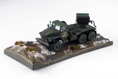 PMA 1/72 Russian Special Operations BM21 Hail Rocket Launcher Fertigmodell