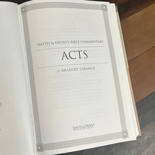 THE BOOK OF ACT, J. Bradley Chance, The Smythe & Helwys Commentary w/CD Version - Imagen 8 de 15