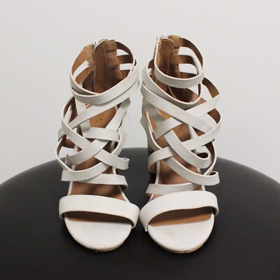 off white multi strap sandals