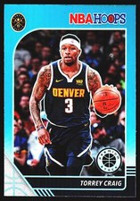 Torrey Craig 2019-20 Hoops Premium Stock Holo Silver Denver Nuggets NBA Card