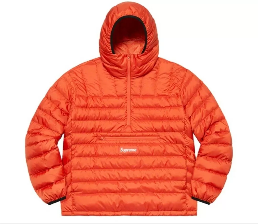 supreme Micro Down Half Zip Hooded