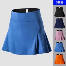 Women's 2 in 1 Yoga Skirts Tennis Golf Quick Dry Sports High Waist Skorts