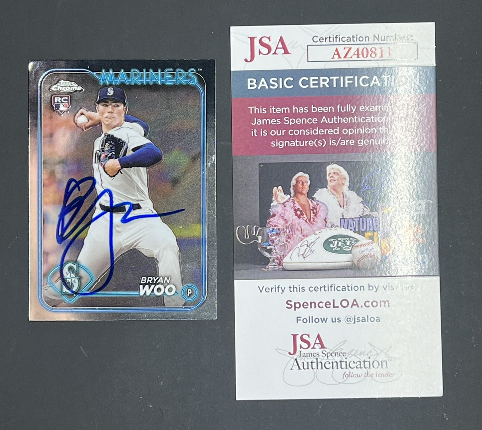 MARINERS AUTO CARDS BASEBALL TOPPS CHROME