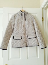 Nautica Womens Silver Grey Jacket (us Medium)