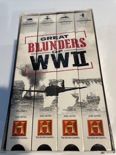 Great Blunders Of WWII (VHS, 2000, 4-Tape Set) - Bild 1 von 2