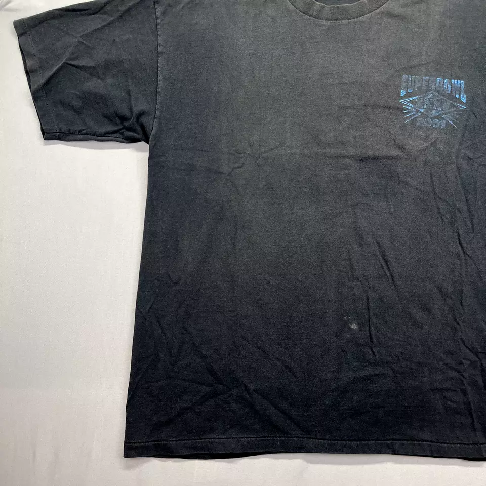 VINTAGE Super Bowl XXXV 2001 Baltimore Ravens vs New York Giants T-Shirt Size XL - Image 3 of 4
