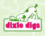 miniatuur 3  - Dixie Digs Fabric Dog Collar Lime Green Blossom -Cotton &amp; Acrylic Free Charm