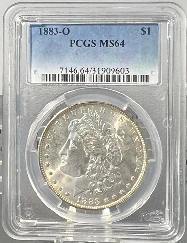 1883- O Morgan Dollar PCGS MS 64 .