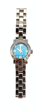 Marc By Marc Jacobs F2304 Women's Amy Dinky Silver Tone & Blue Watch 20 mm