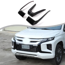 ABS Piano Black Front Grille Trim For Mitsubishi L200 Triton 2019-2023 US