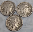 LOT of  (3)   1919-S , 1920-S Both better dates, & 1935 Buffalo Nickels