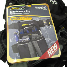 AWP HP Maintenance Rig Tool Belt Suspenders Adjustable Black 0796040 New
