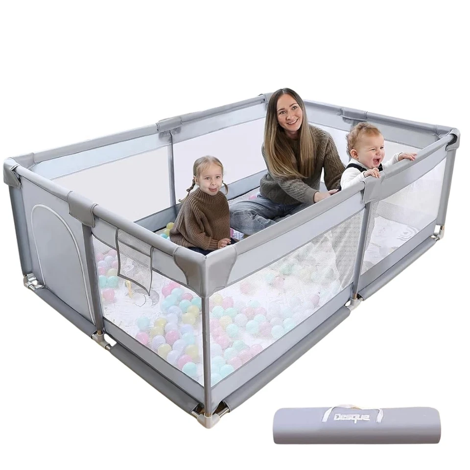 Baby Playpen 71x47 inch, Large Playpen for Babies & Toddlers – Indoor Outdoor Ba - Image 4 of 4
