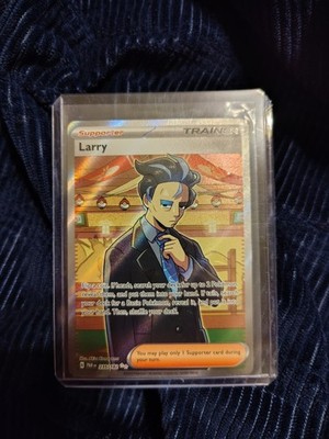 Pokémon TCG Larry 235/182 Sv04: Paradox Rift Ultra Rare Trainer Holo