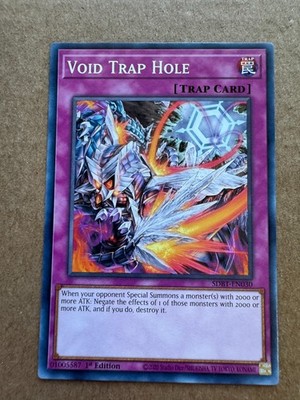 Void Trap Hole SDBT-EN030 Structure Deck: Beware of Traptrix 1st Ed Yugioh