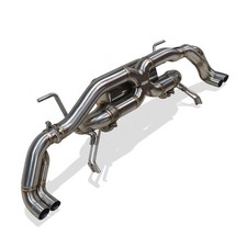 AVT AUDI R8 V8 2007-2012 DUAL STAGE ROAD RACE EXHAUST - VALVED - STRAIGHT PIPED