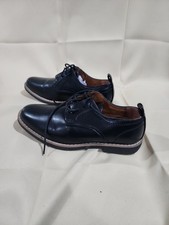 Deer Stags Zander Oxford Kids Size 4 M Black New Memory Foam Dress Shoes