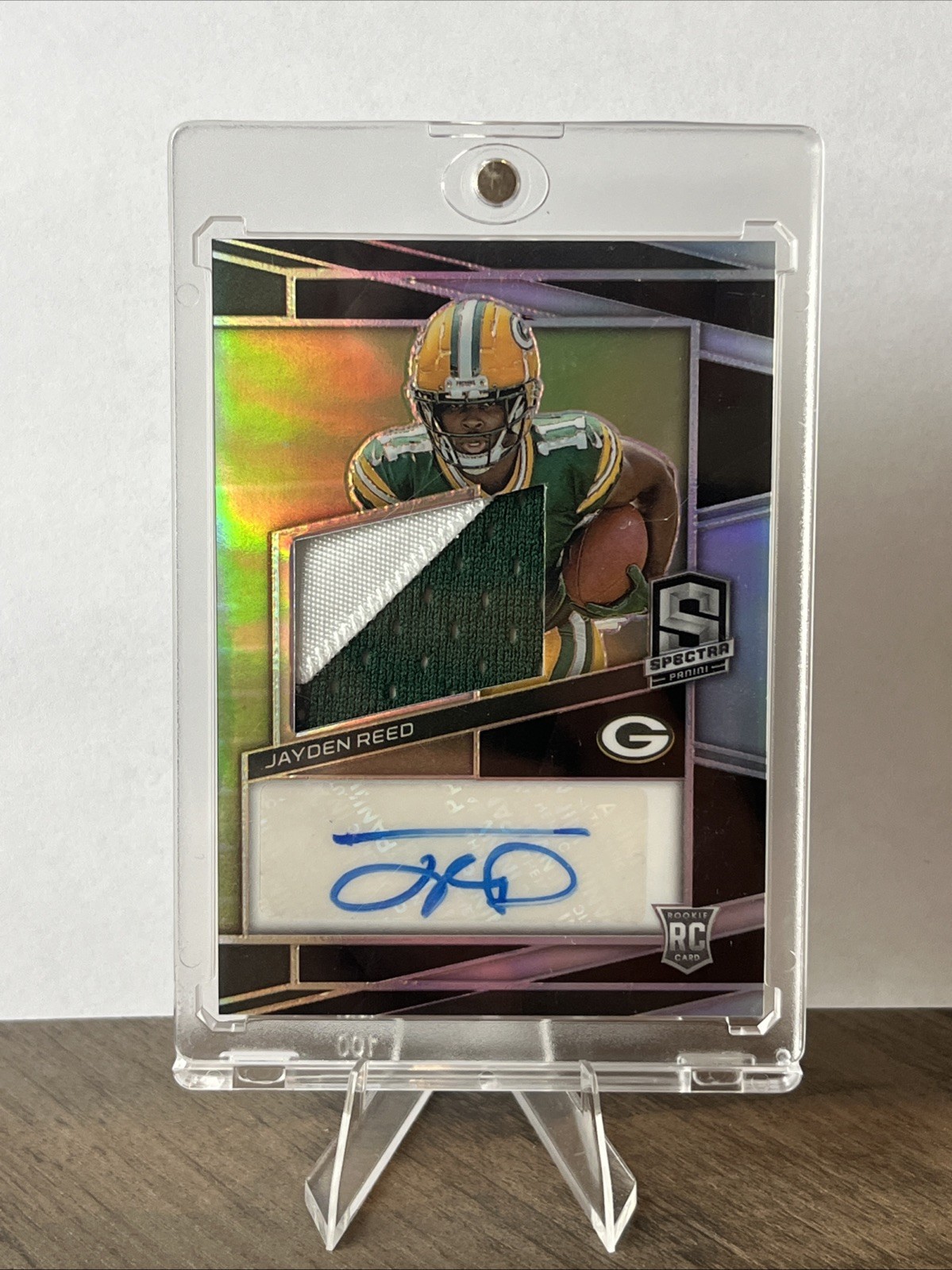 2023 Panini Spectra Jayden Reed #218 RPA 81/99 Packers