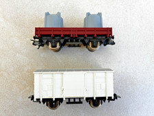 Coppia di vagoni merci Lima anni 70 scala H0 per treno Lima