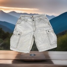 Carhartt Shorts Mens Relaxed Fit Beige Cargo Pockets 34 Skate Grunge Work
