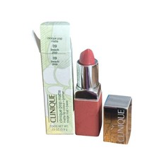Clinique Pop matte Lip Colour Foundation primer Full Size beach Pop NIB