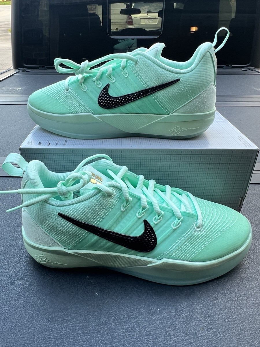 Nike Sabrina 3 'Statue of Liberty' Mint Green Sneakers, Sze 7Y