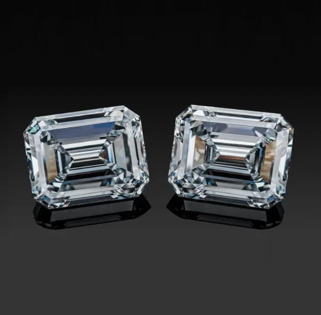 Natural D Color Loose 6 CT Emerald Cut Lab Grown CVD Diamond VVS1 Certified - Image 3 of 4