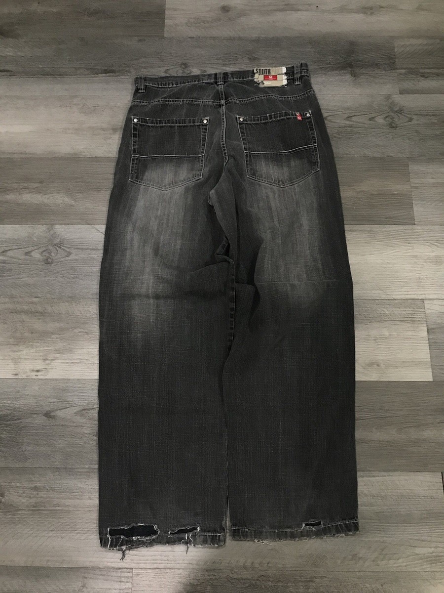 Vtg Grey Southpole Red Tabs Jeans Sz 36 | eBay