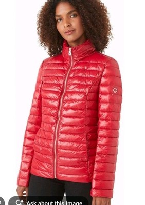 Kate Spade Red Packable Down Jacket Size XS NWOT 