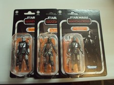 The Mandalorian 3.75 inch Action Figures, 5 Total, VC312A, VC181, VC166, plus 2