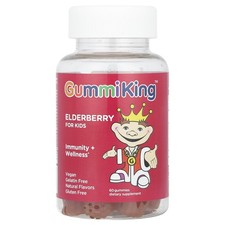 Elderberry for Kids, Immunity  Wellness, Lemon Raspberry, 60 Gummies
