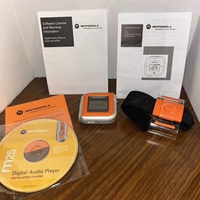 RARE Motorola M25 MP3 Player Tested and Working 256MB