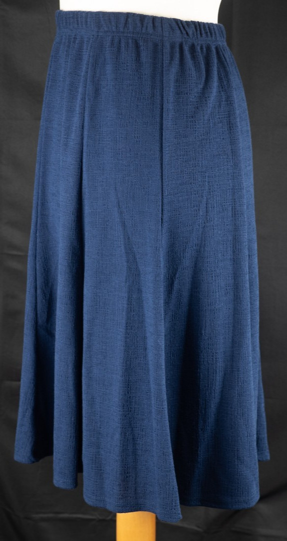Monqiue Collection Navy Non Patterned Size M/L Skirt New With Tag image 2