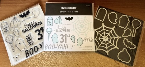 CTMH CC8225 THIN CUTS & CC8224 EERIE-SISTIBLE ~ You're a TREAT, Happy HALLOWEEN - Picture 6 of 6