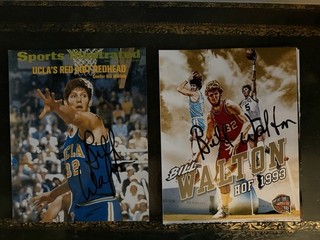 Bill Walton Signed Photos From UCLA And Various Activities