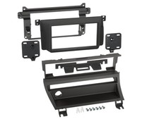 Einbaurahmen Doppel DIN Autoradio f�r BMW 3er E46 1999-2006 1 Schalter