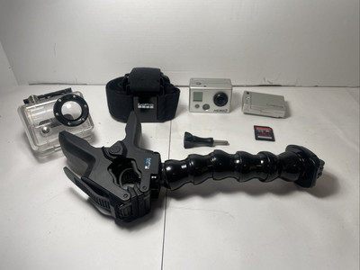 (1)1 GoPro Hero 2 With Accessories Used Condition W 2 Battery s (No Charger)