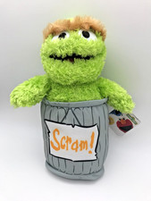 Sesamstraße Oskar aus der Tonne Oscar Plüschfigur Kuscheltier Stofftier Plüsch