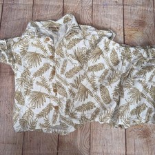 Bearpaw Boys Tropical Print Shirt and Shorts Set Size 4