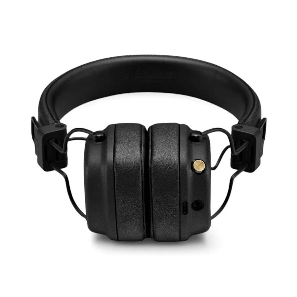 Marshall Major 4 Headphones On-Ear, Black, Foldable Headset 80hr PT, Wireless BT - Image 3 of 4