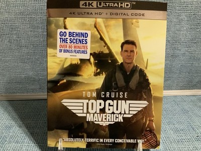 TOP GUN MAVERICK, TOM CRUISE, 4K UHD, Digital Code, Factory Sealed 